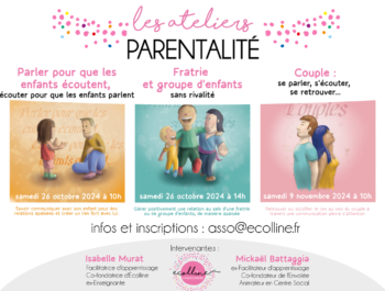 Ateliers parentalité 2024-2025 !